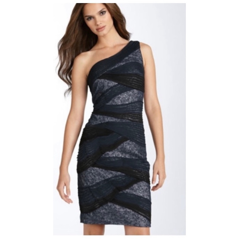 Tadashi Shoji NWT One Shoulder Dress - Size 8